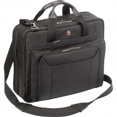 Zip-Thru Corporate Traveler Laptop Case - Notebook carrying case - 14 inch - black