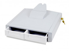 StyleView Primary Storage Drawer Double - Mounting component ( drawer module ) - lockable - medical - gray white - cart mountable