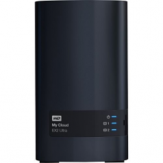 WD TDSourcing My Cloud EX2 Ultra WDBVBZ0000NCH - Personal cloud storage device - 2 bays - RAID 0 1 JBOD - RAM 1 GB - Gigabit Ethernet - iSCSI support