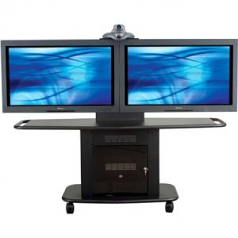 MOBILE CART F/ PLASMA LCD LED VIDEOCONFERENCING OFFICE FURNITURE