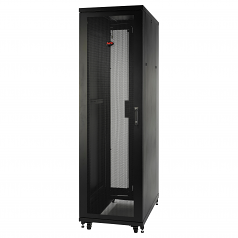 NetShelter SV 48U 600mm Wide x 1200mm Deep Enclosure with Sides Black - 19 inch 48U Wide - Black