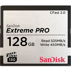 EXTREME PRO CFAST 2.0 128GB FULL HD 4K VIDEO RECORDING