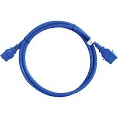 POWER CORD KIT (6 EA) LOCKING C19 TO C20 1.8M BLUE