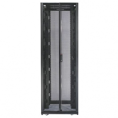 NETSHELTER SX 48U 750MM WIDE X 1200MM DEEP ENCLOSURE WITH SIDES BLACK -2000 LBS.