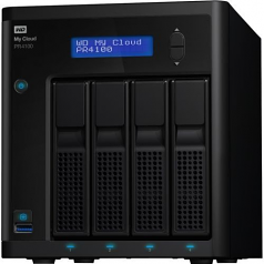 WD TDSourcing My Cloud PR4100 WDBNFA0080KBK - NAS server - 4 bays - 8 TB - HDD 2 TB x 4 - RAID 0 1 5 10 JBOD - RAM 4 GB - Gigabit Ethernet