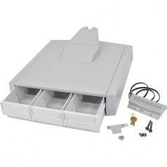 SV43 Primary Triple Drawer for Laptop Cart - Mounting component ( drawer module ) - gray white