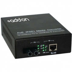 1000Base-TX To 1000Base SMF ST 1310nm POE Media Converter - Network (RJ-45) - 1x PoE (RJ-45) Ports - 1 x ST Ports - No - Single-mode - 10/100/1000Base-T 1000Base-LX - External