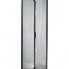 NETSHELTER SX 45U 750MM WIDE PERFORATED SPLIT DOORS BLACK