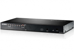 KVM Extender - 8 Computer(s) - 8 x Network (RJ-45) - 2 x PS/2 Port - 1 x VGA - Rack-mountable