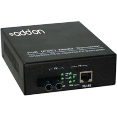 100Base-TX To 100Base-LX SMF ST 1310nm 2k POE Media Converter - Network (RJ-45) - 1x PoE (RJ-45) Ports - 1 x ST Ports - No - 10/100Base-TX 100Base-FX - Desktop