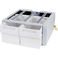 StyleView SV43/44 Series Supplemental Double Tall - Mounting component ( 2 drawers module ) - lockable - medical - gray white - cart mountable