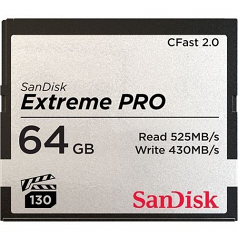 EXTREME PRO CFAST 2.0 64GB FULL HD 4K VIDEO RECORDING