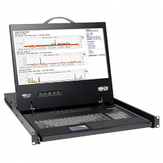 Lite NetController 19 inch 8-Port VGA Console KVM Switch - Steel Housing - 8 Computer(s) - 19 inch Active Matrix TFT LCD - 8 x HD-15 Keyboard/Mouse/Video