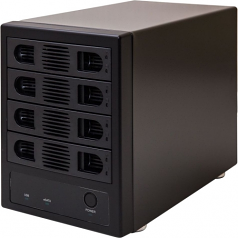 4BAY 3.5IN SATA 3 HDD NON-RAID ENCLOSURE USB 3.0 AND ESATA