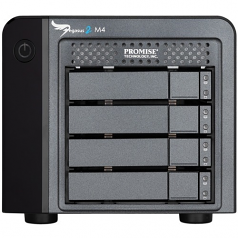 Pegasus2 M4 DAS Array - 4 x HDD Supported - 4 x HDD Installed - 4 TB Installed HDD Capacity - 4 x Total Bays - Thunderbolt 2 External