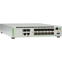 AT XS916MXS - Switch - L3 - managed - 4 x 100/1000/10000 + 12 x 10 Gigabit SFP+ - front to back airflow - desktop rack-mountable