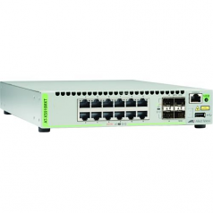 AT XS916MXT - Switch - L3 - managed - 12 x 100/1000/10000 + 4 x 10 Gigabit SFP+ - front to back airflow - desktop rack-mountable