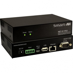 THE NET-IP-PRO IS AN RS-232 CONTROL MODULE THAT ALLOWS MANY SMARTAVI PRODUCTS I