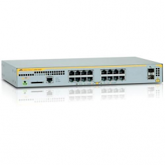 AT x230-18GP - Switch - L2+ - managed - 16 x 10/100/1000 (PoE+) + 2 x Gigabit SFP - rack-mountable - PoE+ (240 W)