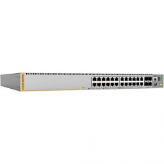 24 PORT 10/100/1000T POE+ STACKABLE SWITCH WITH 4 SFP+ PORTS