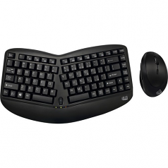 TRU-FORM MEDIA 1150 WIRELESS ERGO MINI TRACKBALL KEYBOARD AND OPTICAL ERGO MOUS