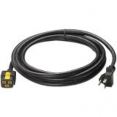 Power cable - NEMA 5-20 (M) to IEC 60320 C19 - AC 120 V - 20 A - 10 ft - black