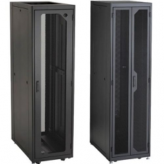 45U SERVER CABINET 84INHX30INWX 42IND M6 RAILS MESH FRONT DOOR