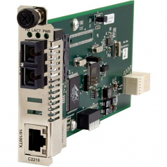 Networks Fast Ethernet Media Converter - 1 x Network (RJ-45) - 1 x ST Ports - 10/100Base-TX 100Base-FX - Internal