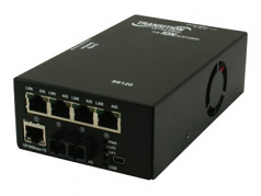 S6120 Series 4xT1/E1/J1 + 10/100 Ethernet Copper to Fiber Network Interface Device - Short-haul modem - 100Mb LAN - 10Base-T 100Base-TX - up to 12.4 miles - T-1/E-1/J-1 - 1310 nm