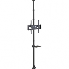 FLOOR-TO-CEILING TV MOUNT FOR 32 inch TO 65 inch DISPLAYS HEIGHT ADJUSTABLE