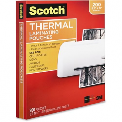 THERMAL POUCHES LETTER SIZE3 MIL THICK