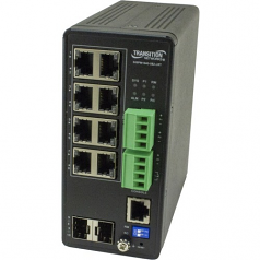 MANAGED HARDENED POE++ SWITCH (8) 10/100/1000BASE-T POE++ (2) 100/1000BASE-X S