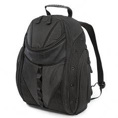 Edge Express Carrying Case (Backpack) for 17 inch Notebook - Black - Ballistic Nylon - Shoulder Strap