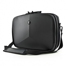 Edge Alienware Vindicator Carrying Case (Briefcase) for 14.1 inch Notebook - Black - Weather Resistant Scratch Proof Interior - Nylon - Alien Head Logo - Checkpoint Friendly - Shoulder Strap Handle