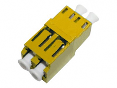 Female LC/ to Female LC/ MMF Duplex Fiber Optic Adapter - 2 x LC Female Network - 2 x LC Female Network