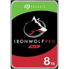 IronWolf Pro - Hard drive - 8 TB - internal - 3.5 inch - SATA 6Gb/s - 7200 rpm - buffer: 256 MB - with 2 years Rescue Data Recovery Service Plan