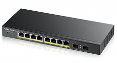 8Port GbE PoE+L2 Web Managed Switch with2 SFP 77W Retail