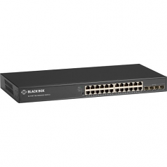 GIGABIT ETHERNET (1000-MBPS) MANAGED SWITCH - (24) 10/100/1000-MBPS COPPER RJ45