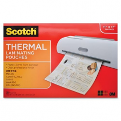 LAMINATING POUCHES 11.45 IN X 17.48 IN