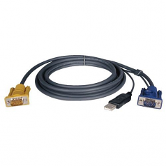 USB (2-in-1) Cable Kit for NetDirector KVM Switch B020-Series and KVM B022-Series 19-ft Retail