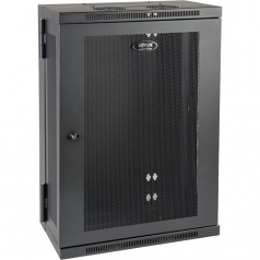 18U WALL MOUNT RACK ENCLOSURE SERVER CABINET HINGED WALLMOUNT 13 INCH DEPTH