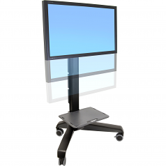 Neo-Flex Display Stand - 37 inch to 55 inch Screen Support - 90 lb Load Capacity - 1 x Shelf(ves) - Black