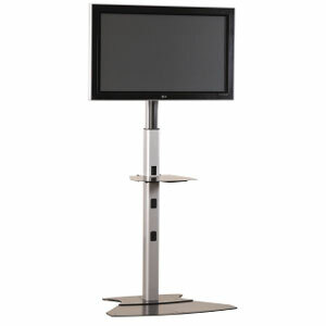 MF1-US Floor Stand for Flat Panel Display - Up to 125lb Flat Panel Display - Silver