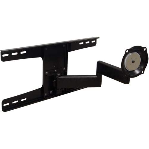 Dual Swing Arm Wall Mount - 75 lb - Black