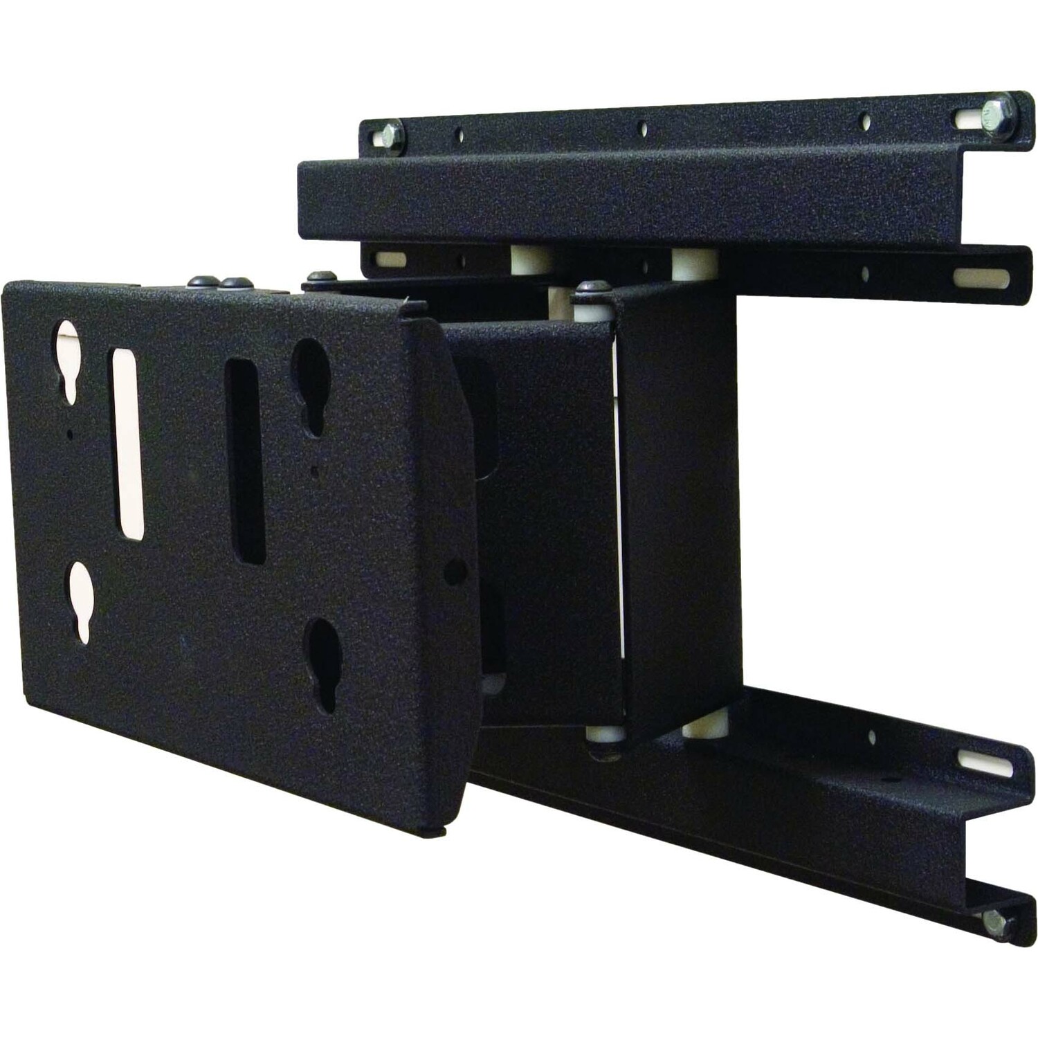 Universal Flat Panel Extend and Swivel Wall Mount - 125 lb - Black