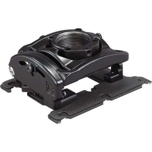 Inverted Projector Ceiling Mount with Keyed Locking - 50 lb - Black