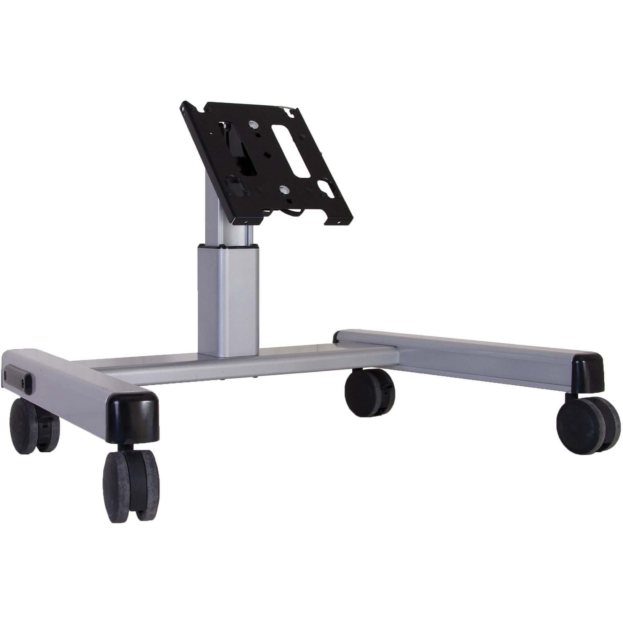 Flat Panel Confidence Monitor Cart - Up to 125lb - Up to 55 inch Flat Panel Display - Black