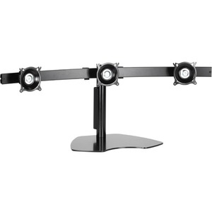 Display Stand - Up to 42 inch Screen Support - 90 lb Load Capacity - 14.5 inch Height x 41.5 inch Width x 14.5 inch Depth - Steel - Black