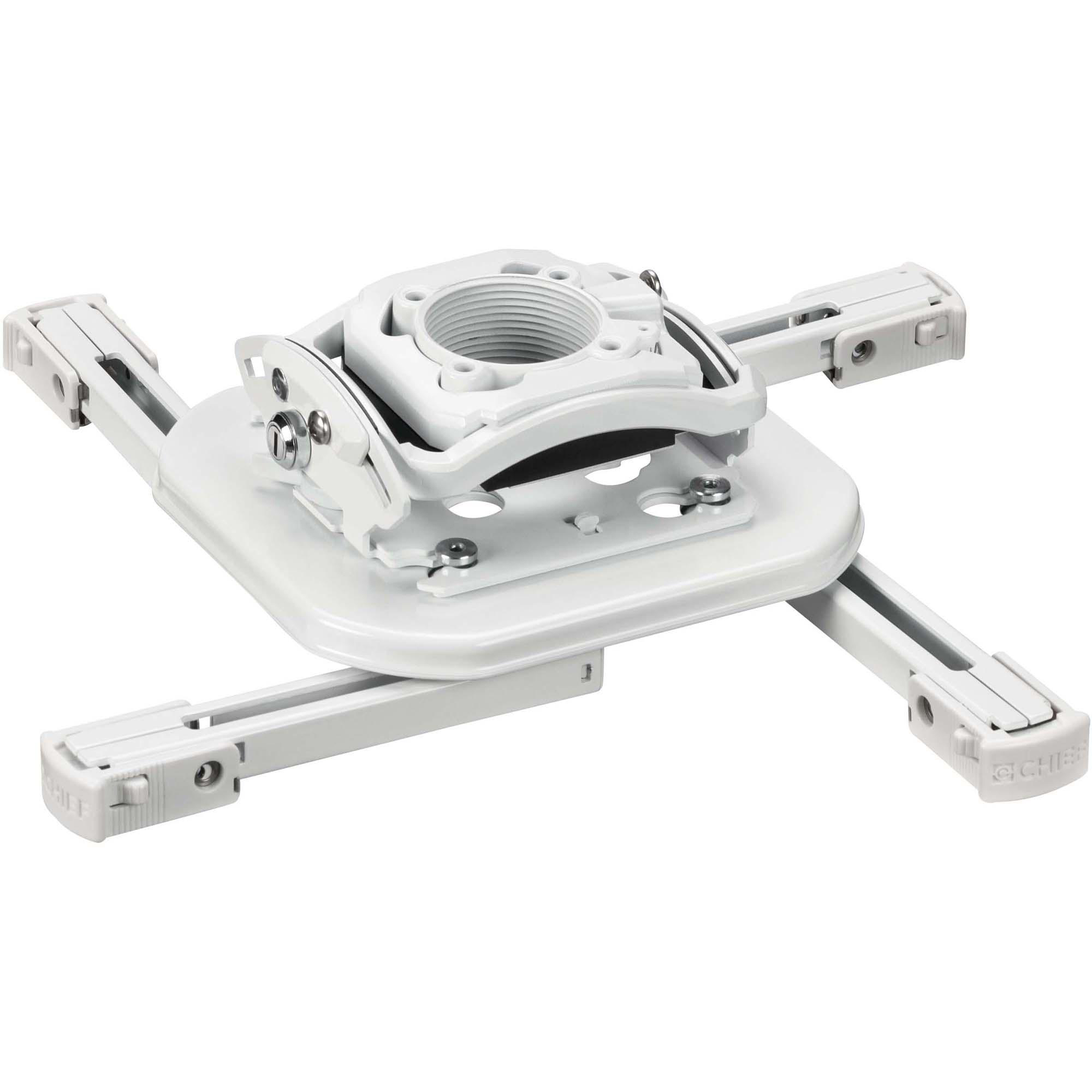 Ceiling Mount for Projector - 25 lb Load Capacity - White