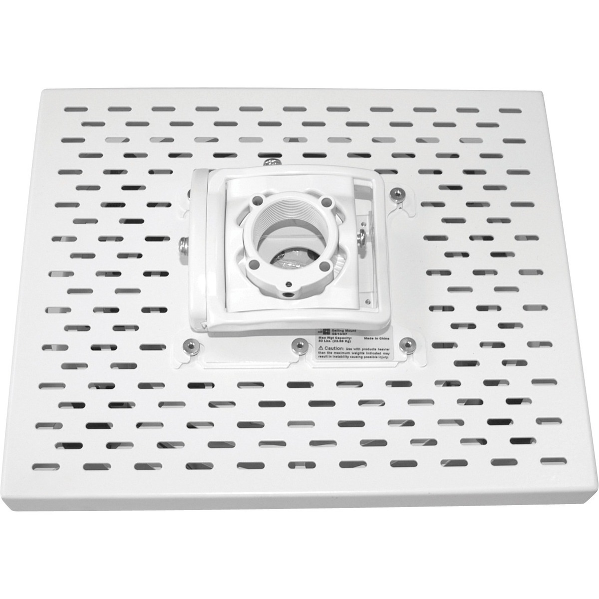 Ceiling Mount for Projector - 50 lb Load Capacity - White